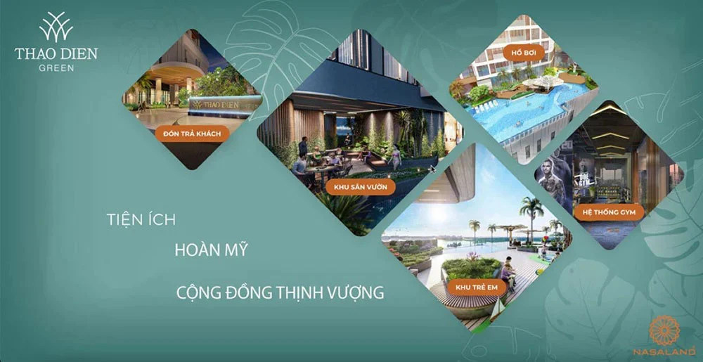 Yếu tố sống xanh và tiện ích Thảo Điền Green